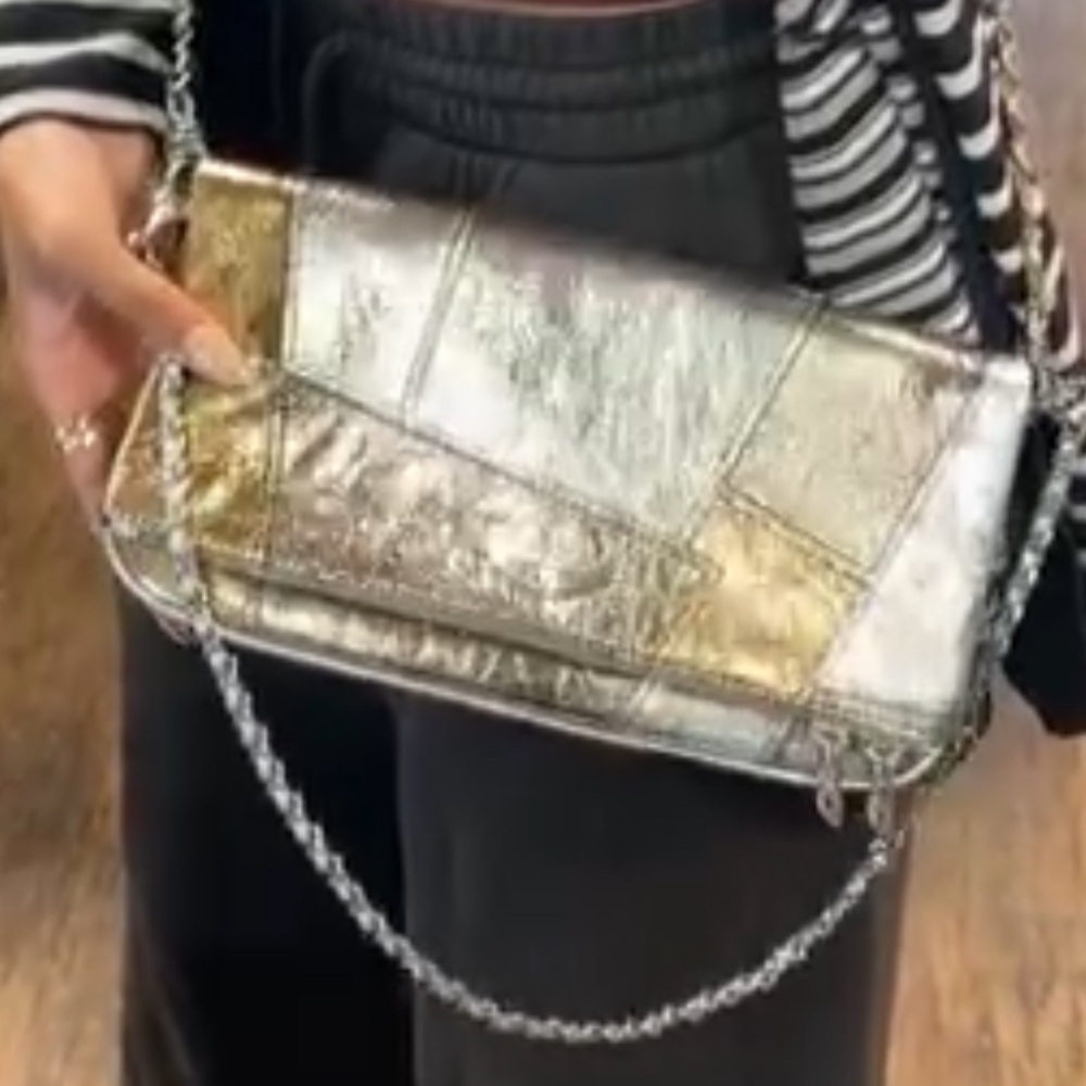 In search of!!!!! Zadig & Voltaire Silver and Gold Clutch